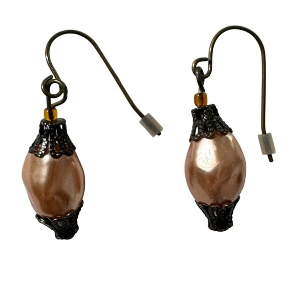 Layered Avon Necklace & Earrings Set With Shell Accents Jewelry In Box Vintage - Picture 12 of 16